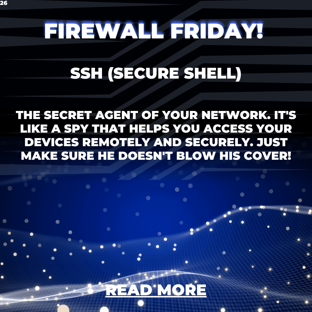 Firewall Friday SSH Securely Connect to Your Remote Server