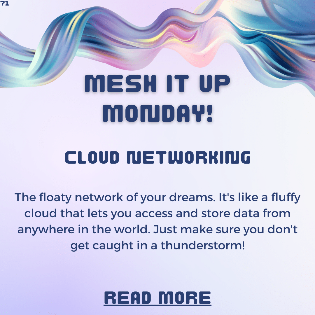 Mesh it Up Monday: Cloud Networking – Taking Your Business to the Next Level